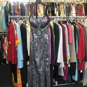 Alyce Designs sz 0 multicolor lady’s formal long dress